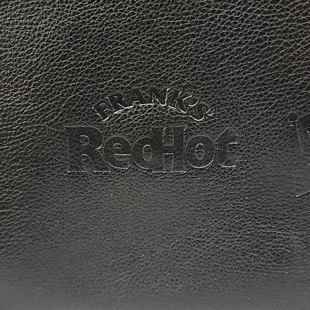 Bellino Black Leather Messenger Laptop Bag Briefcase w/ logos, office bag